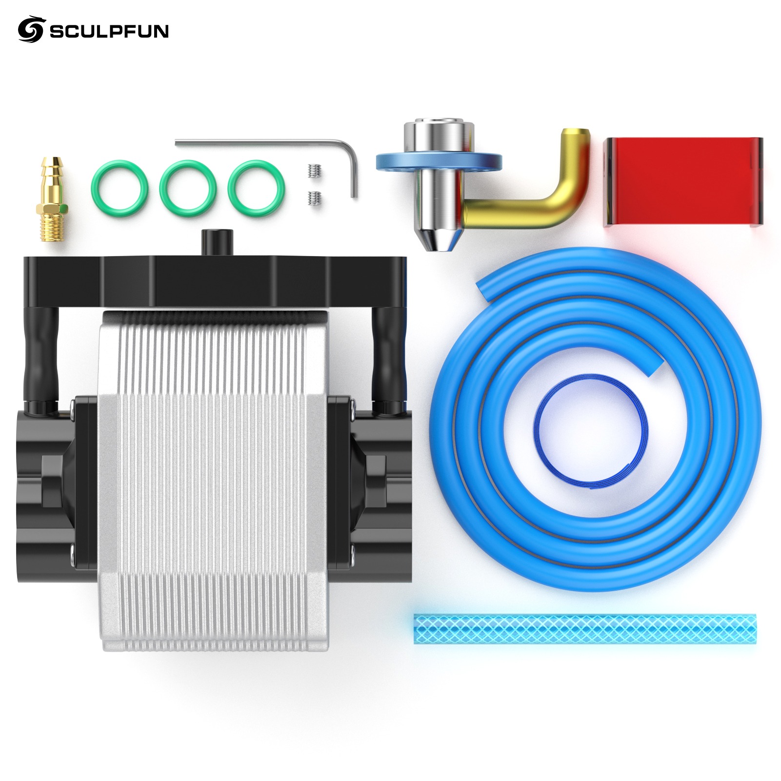 Industrial Laser Engraver - SCULPFUN Kit Nosel Bantuan Udara Pengukir