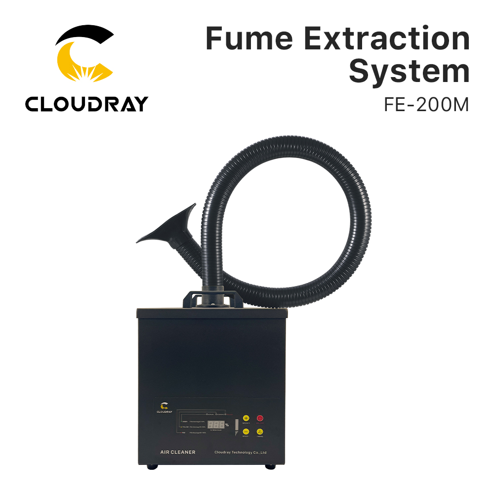 Laser Marking Machine - Sistem Ekstraksi Asap Cloudray FE-200M Untuk