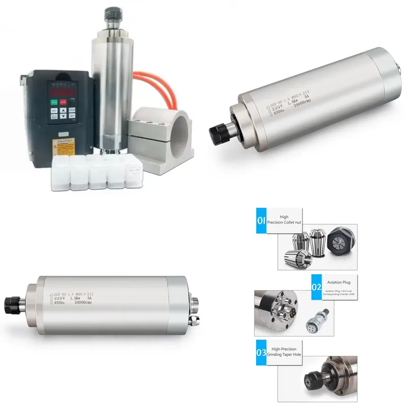 2026 HOT Round Type 65mm 80mm  - Cnc Spindle Motor ulasan dan harga