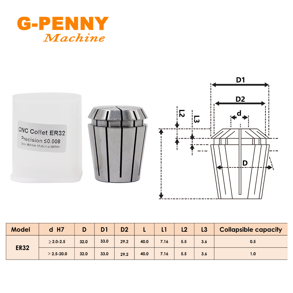 G-penny ER32 Collet Chuck Set  - Cnc Spindle Motor ulasan dan harga