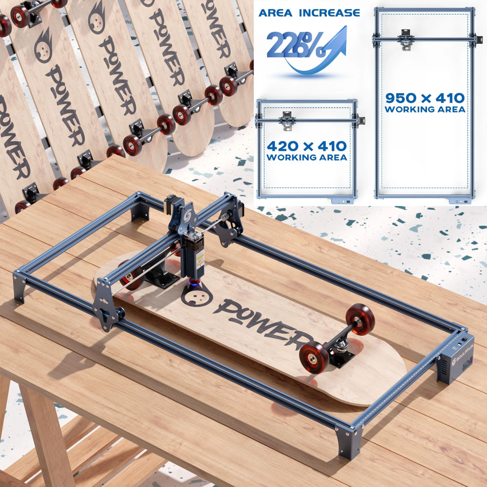 SCULPFUN Kit Ekspansi Area Uki - Industrial Laser Engraver ulasan dan harga